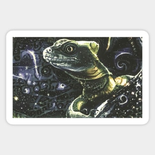 Star iguana Sticker